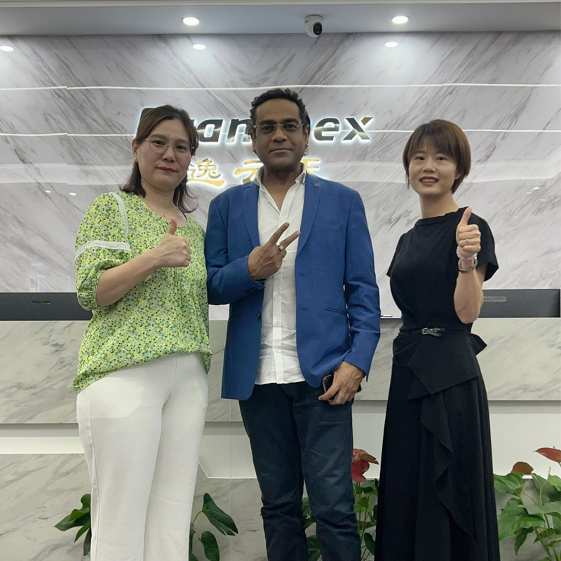 印度客户慕名来访草莓视频官方网站下载，洽谈空气质量监测项目合作!